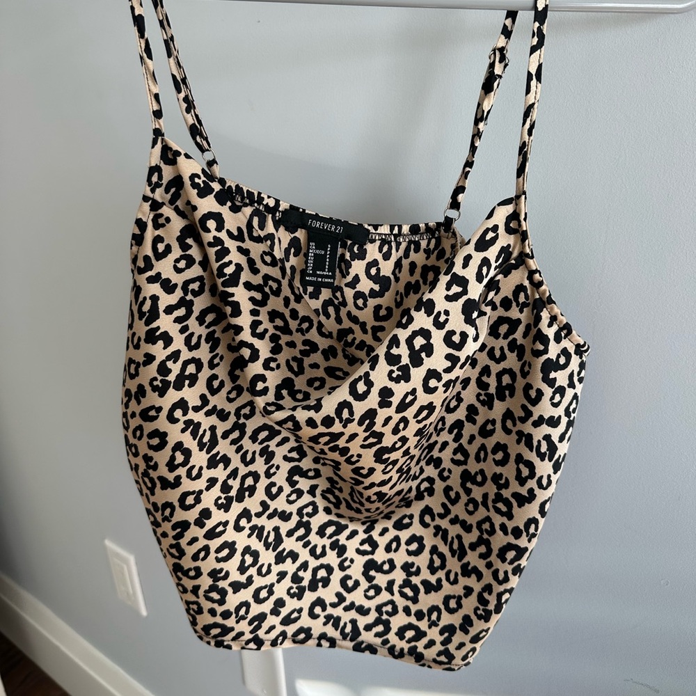 Forever 21 Cheetah tank